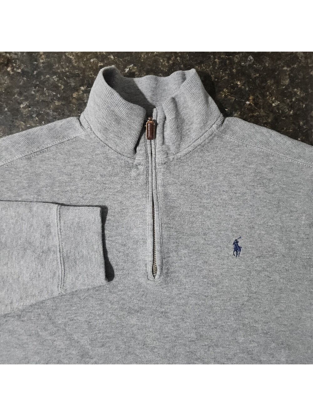 Polo Ralph Lauren ¼ Zip Pullover Sweater Preppy Casual Golf Outdoor Mens Large